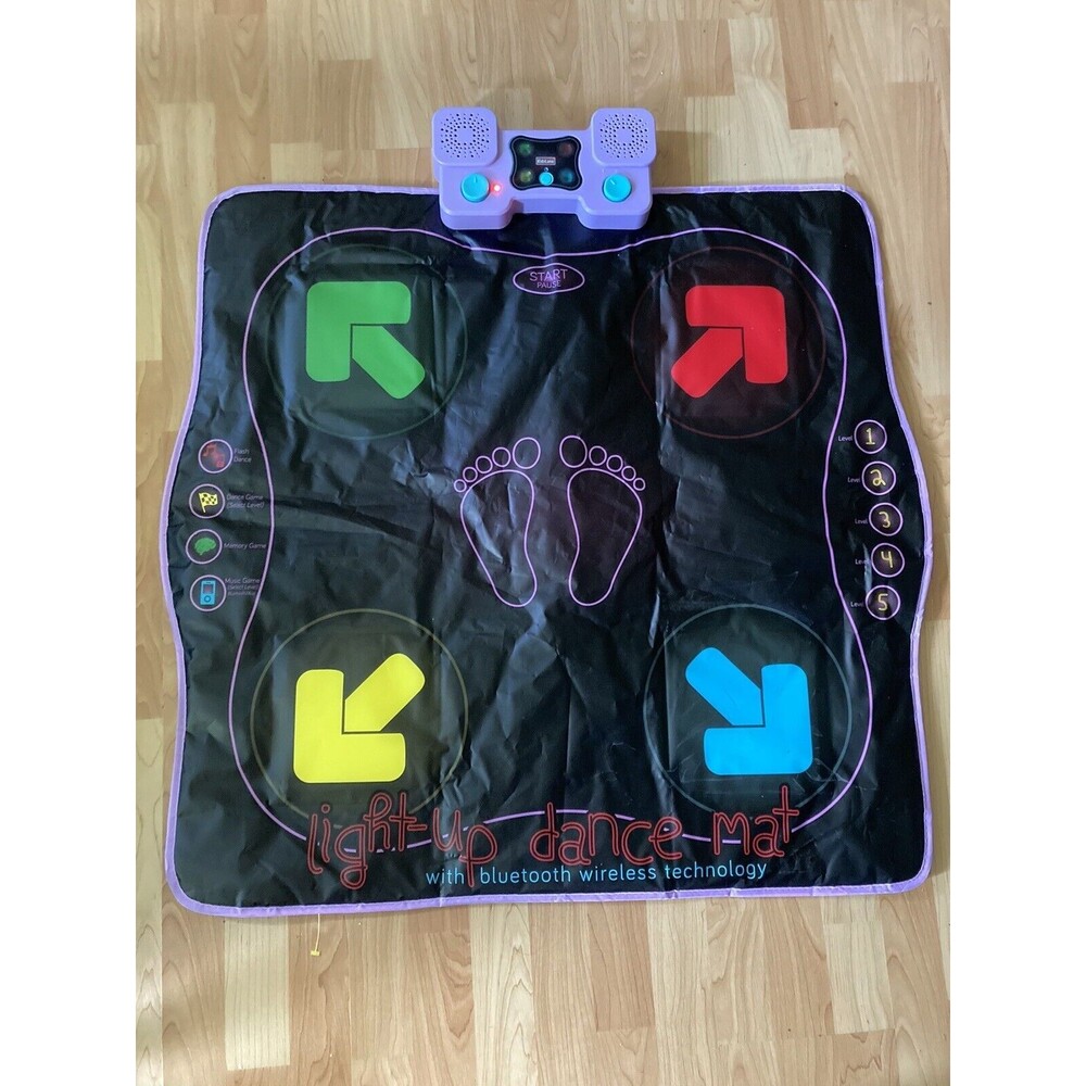 Kidzlane Light Up Dance Mat with Wireless Bluetooth Built in Music Working
